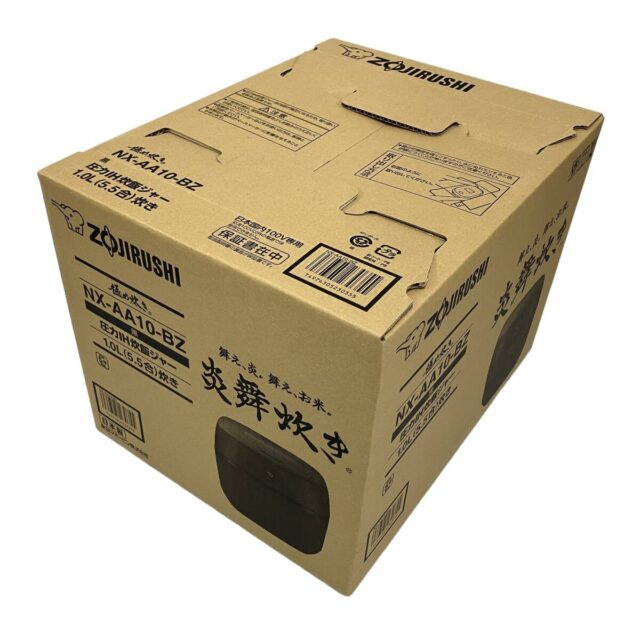 ZOJIRUSHI 極め炊き 炎舞炊き NX-AA10-BZ 圧力IH炊飯ジャー