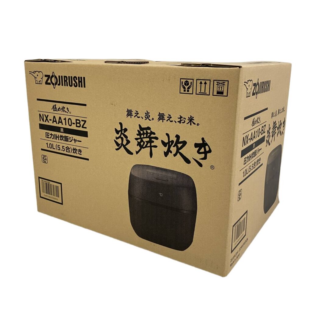 象印 極め炊き 炎舞炊き NX-AA10-BZ 圧力IH炊飯ジャー 5.5合