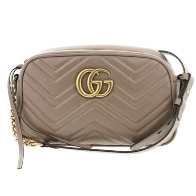 GUCCI グッチ GGマーモント チェーン ショルダーバッグ スモール