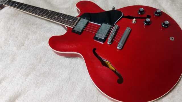 Gibson ES-335 Satin Cherry セミアコギター エレキギター