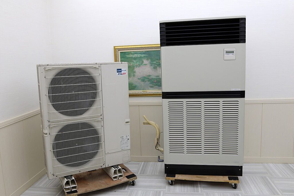 三菱 8馬力 業務用エアコン 床置型 22.4Kw 三相200V