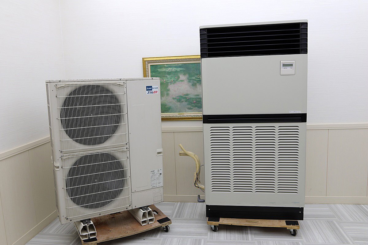三菱 8馬力 業務用エアコン 床置型 22.4Kw 三相200V