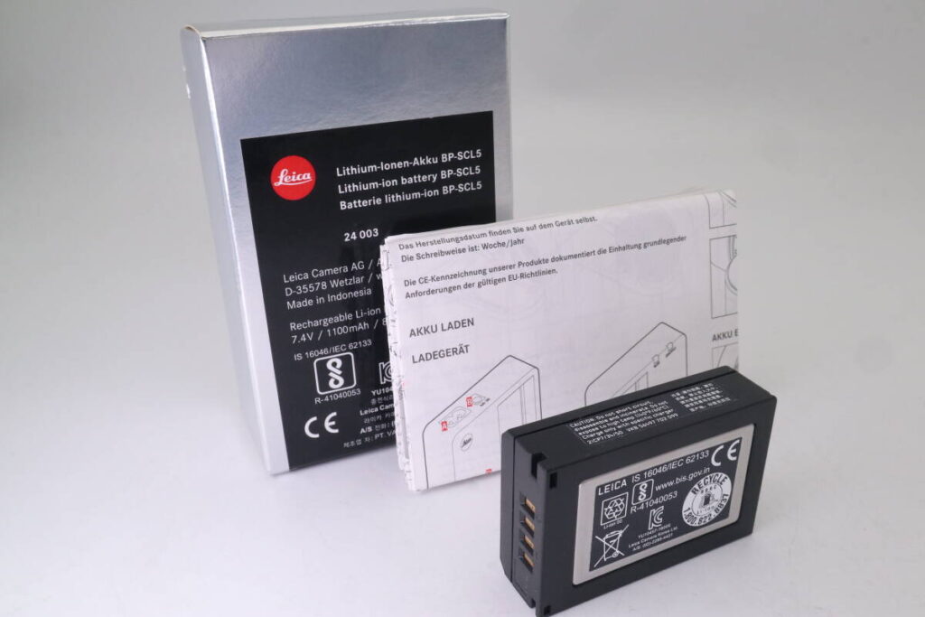Leica ライカ リチウムイオンバッテリー BP-SCL5