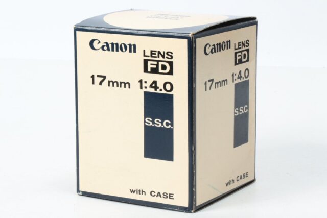 Canon FD 17mm F4.0 S.S.C 広角レンズ
