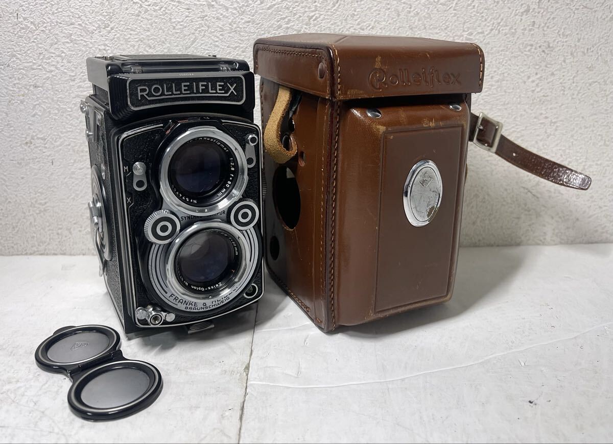 Rolleiflex 2.8A DRP DRGM 二眼レフ フィルムカメラ Zeiss-Opton Tessar 80mm/F2.8