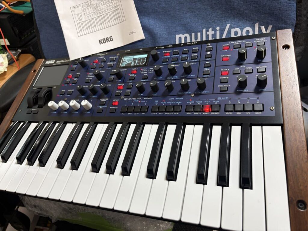 KORG multi/poly アナログモデリングシンセサイザー