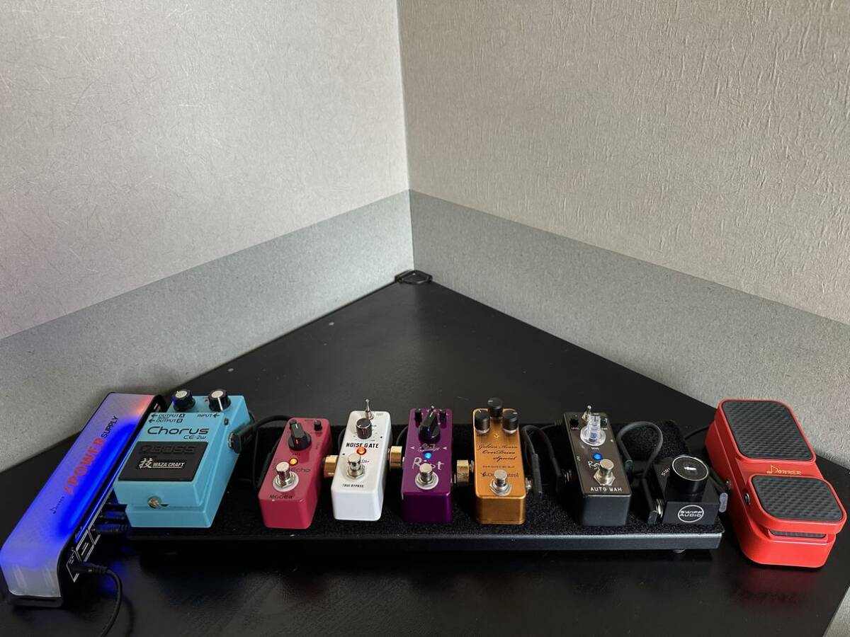 エフェクター まとめ売り Riot Distortion Boss Chorus他