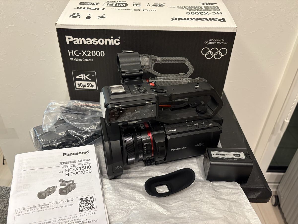 Panasonic HC-X2000 4K60p業務用ビデオカメラ