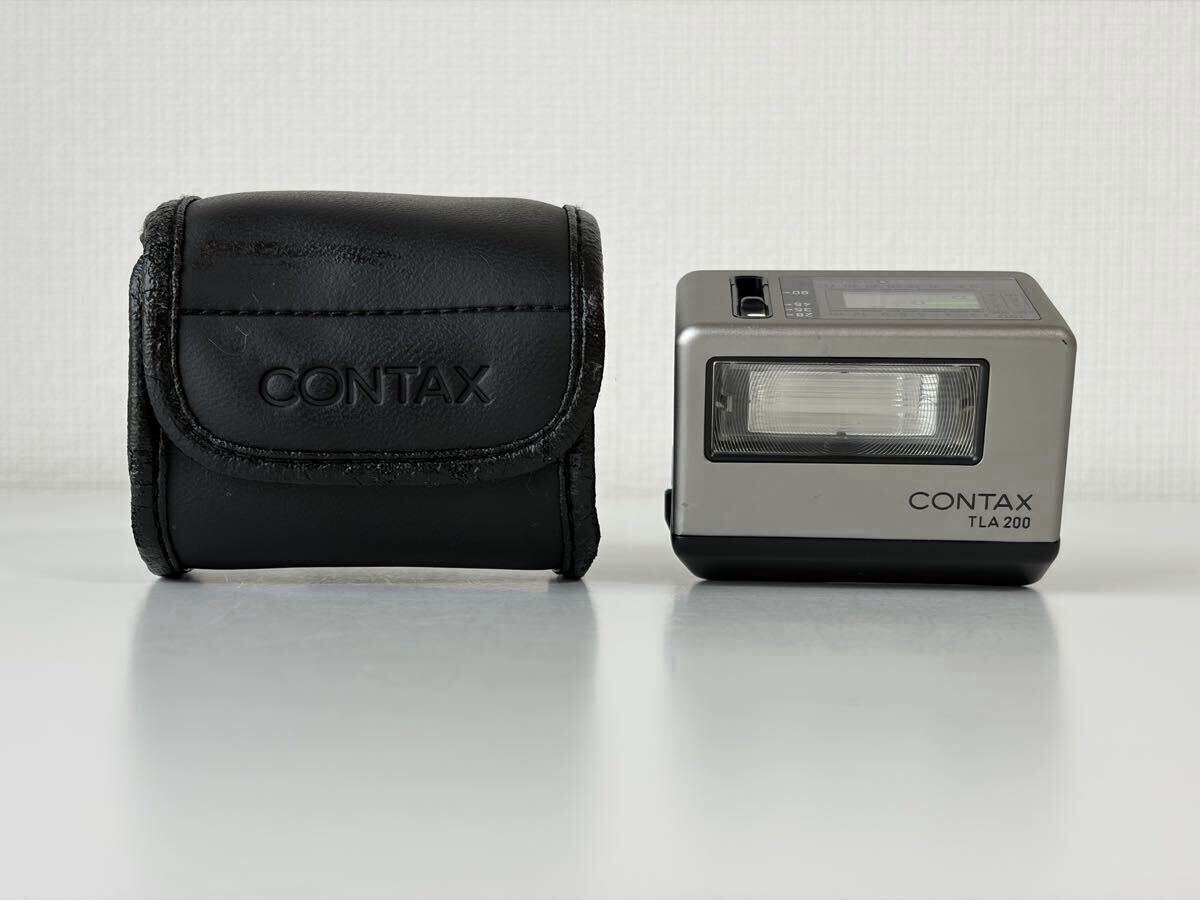 CONTAX TLA200 ストロボ フラッシュ 専用ケース付