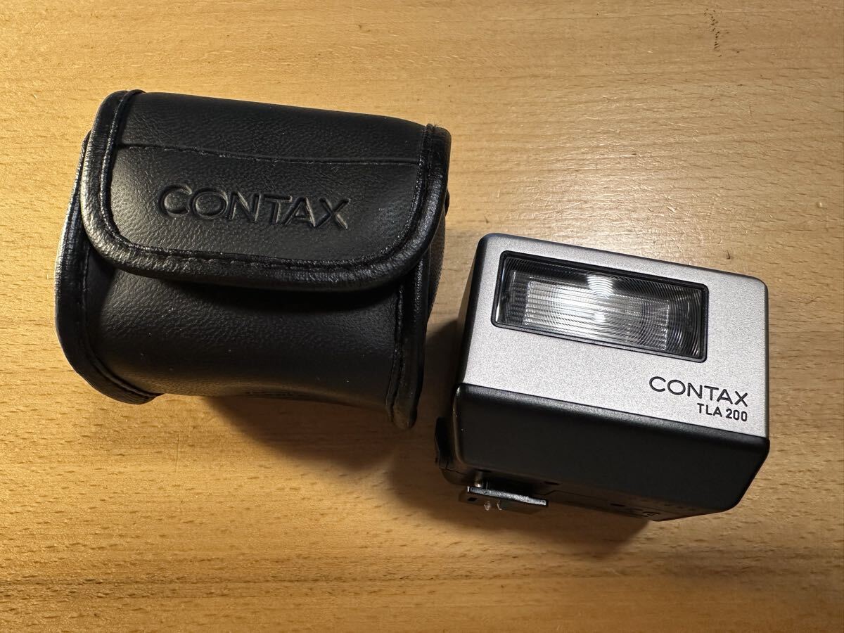 CONTAX TLA200 ストロボ フラッシュ 専用ケース付