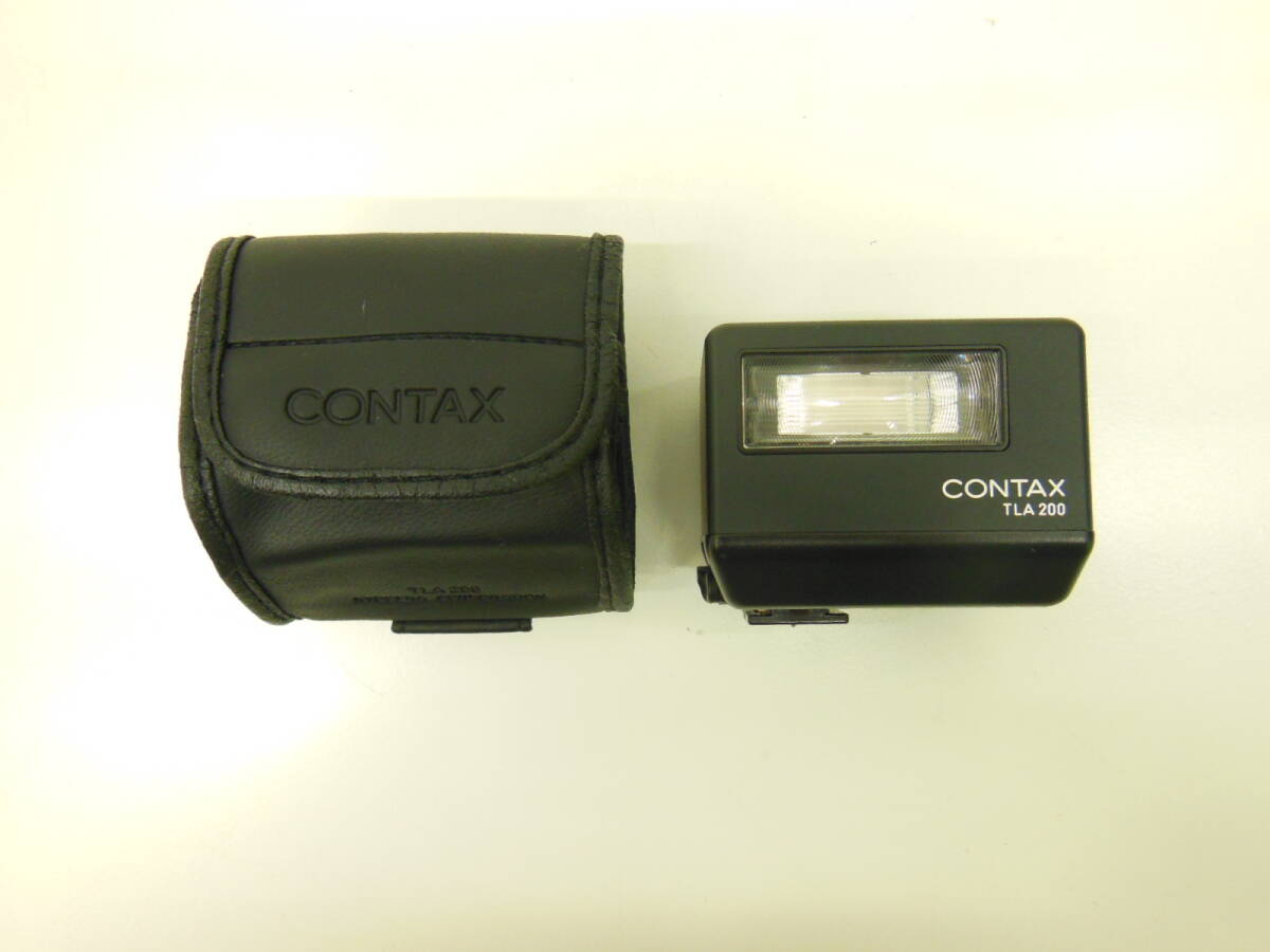CONTAX コンタックス ストロボ TLA200 ケース付