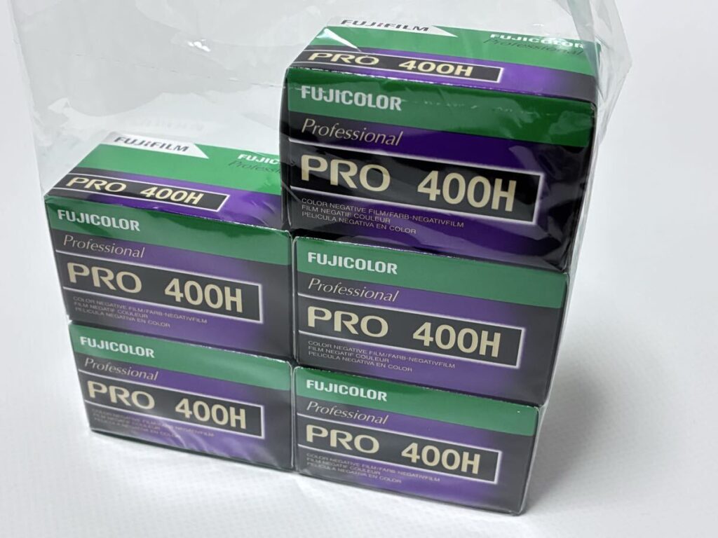 富士フイルム FUJIFILM PRO400H カラーネガフィルム 5本セット