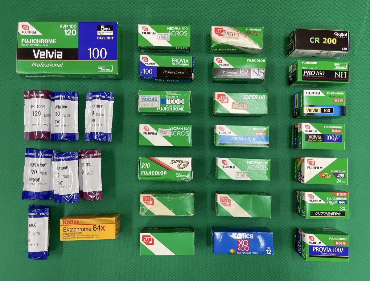 富士フイルム コンパクトカメラ用フィルム Velvia 100 PROVIA 400 等