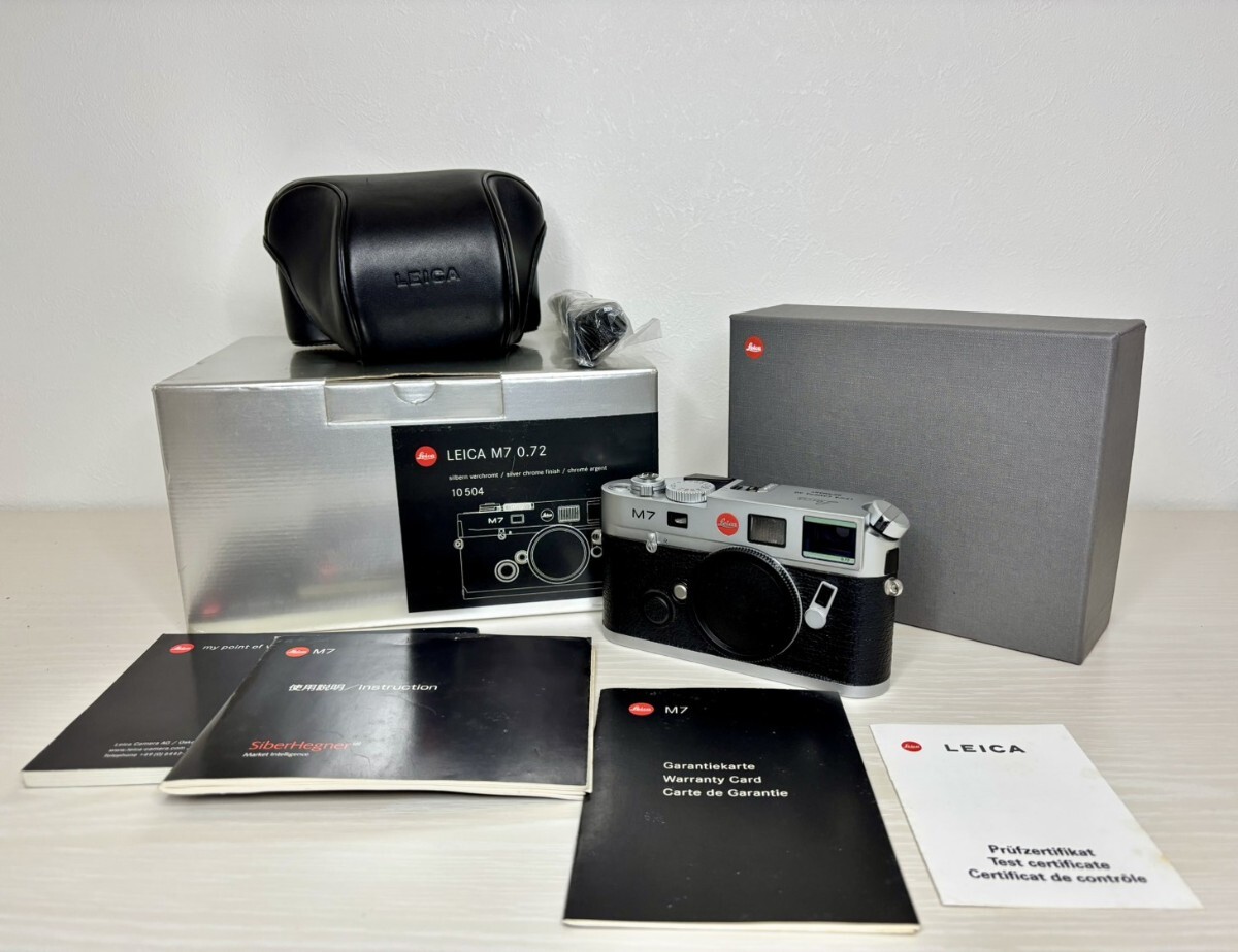 Leica M7 0.72 ライカ レンジファインダー ボディ シルバークローム