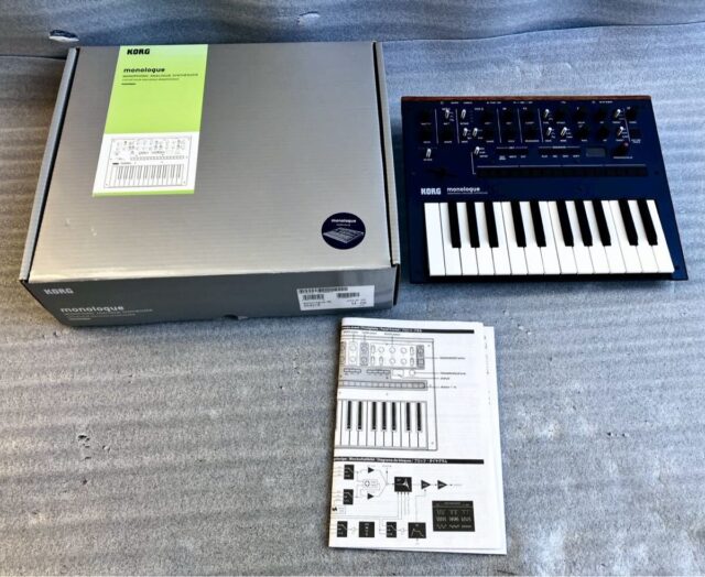 KORG monologue アナログシンセサイザー ダークブルー