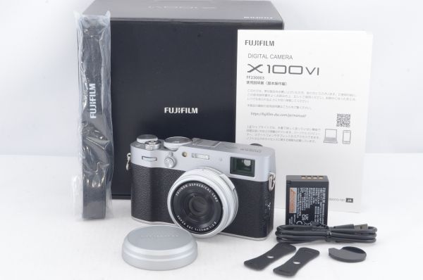 FUJIFILM X100Ⅵ シルバー 4020万画素 コンパクトデジタルカメラ
