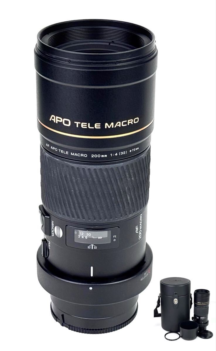 MINOLTA AF APO TELE MACRO 200mm F4 G マクロ望遠レンズ