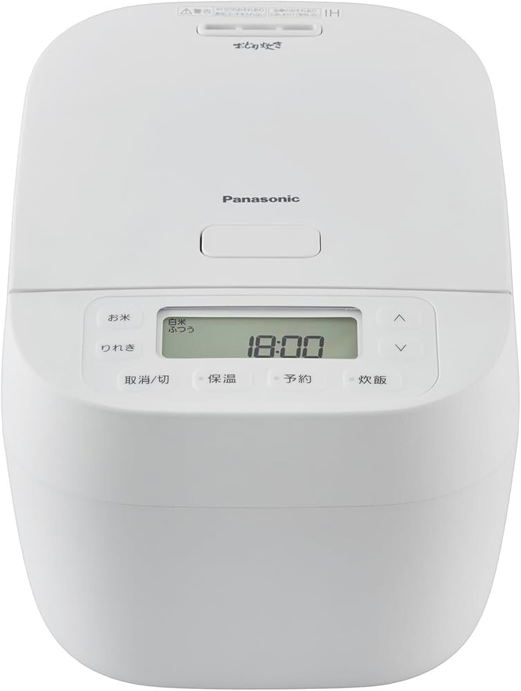 Panasonic パナソニック 可変圧力IHジャー炊飯器 SR-N310D-W 5.5合