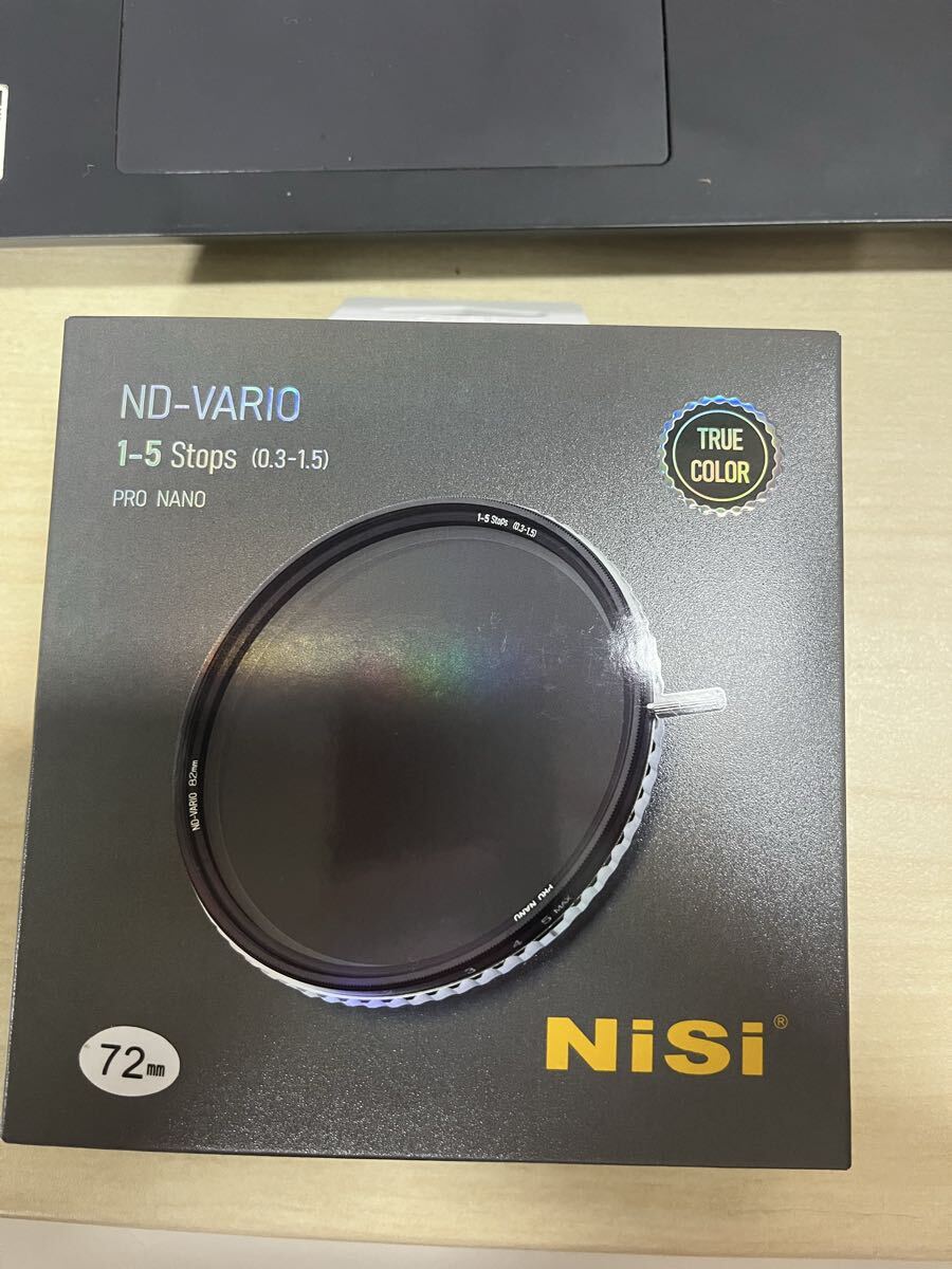 NiSi TRUE COLOR ND-VARIO 可変NDフィルター 72mm