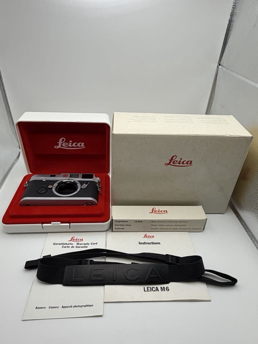 Leica M6 ライカ フィルムカメラ ボディ シルバー