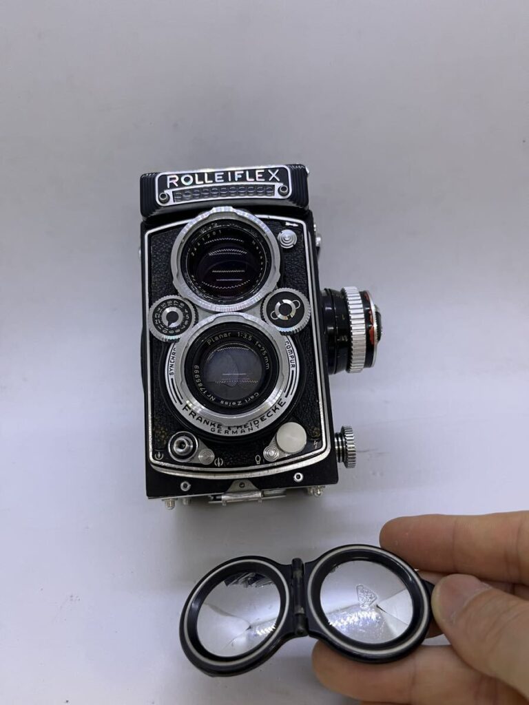 ローライ ROLLEIFLEX Planar 3.5E 75mm フィルムカメラ