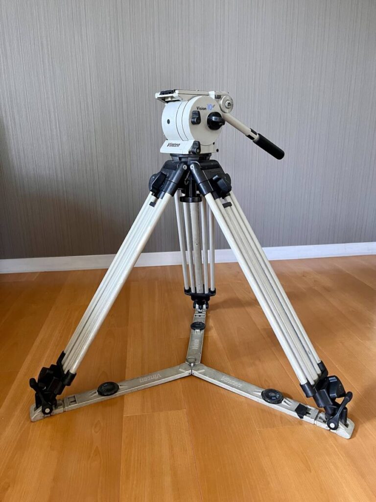 Vinten Vision 10LF 3段 ビデオ三脚 グランドスプレッター