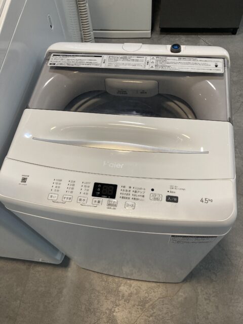 ハイアール 2024年製 4.5kg 洗濯機 中古品販売