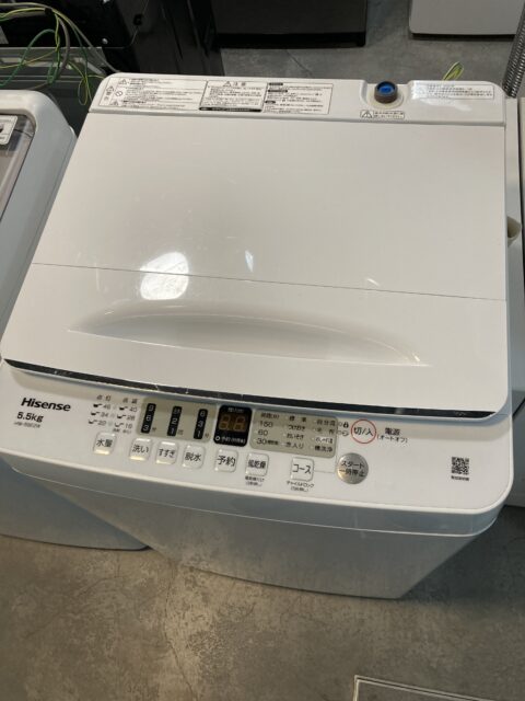 ハイセンス 2022年製 5.5kg 洗濯機 中古品販売