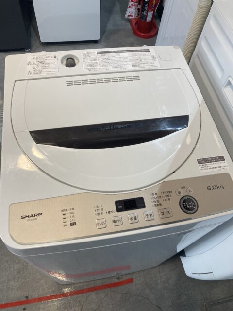 SHARP 2022年製 6.0kg 洗濯機 中古品販売