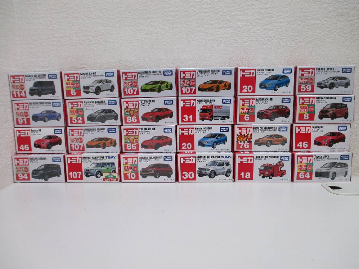 トミカ ミニカー 24台セット タカラトミー