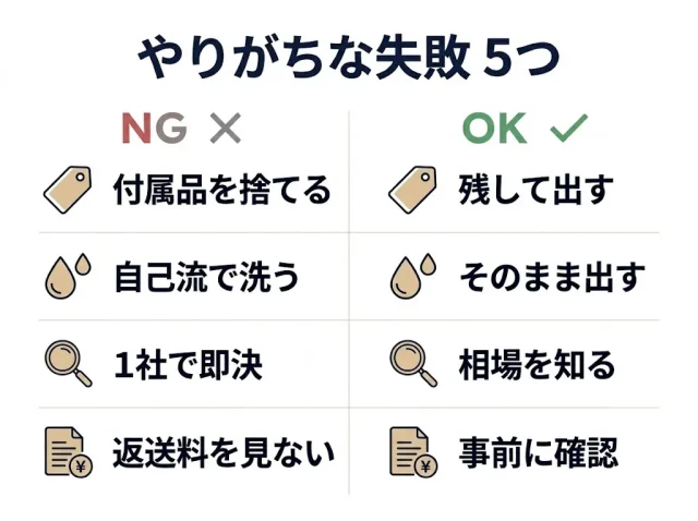 よくある失敗と防ぎ方