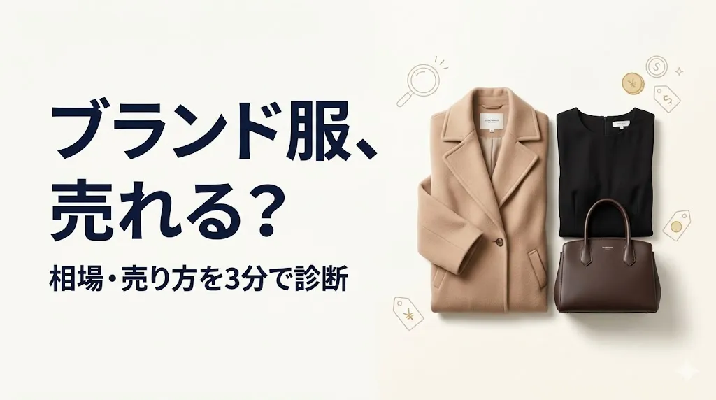 ブランド服の買取｜売れるか・相場・売り方を診断
