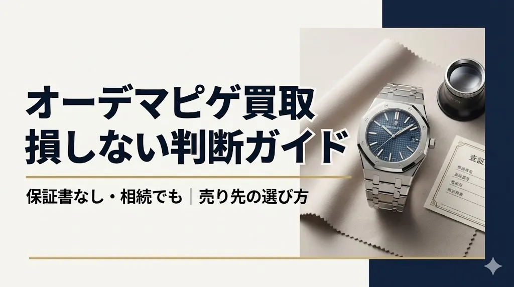 オーデマピゲ買取|保証書なし・相続でも損しない方法