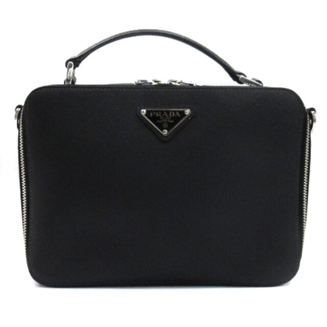 PRADA プラダ ブリック サフィアーノ レザー ショルダーバッグ