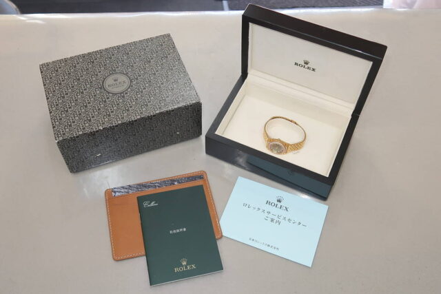 ROLEX ロレックス チェリーニ 6311/8 750/18K ダイヤベゼル レディース腕時計