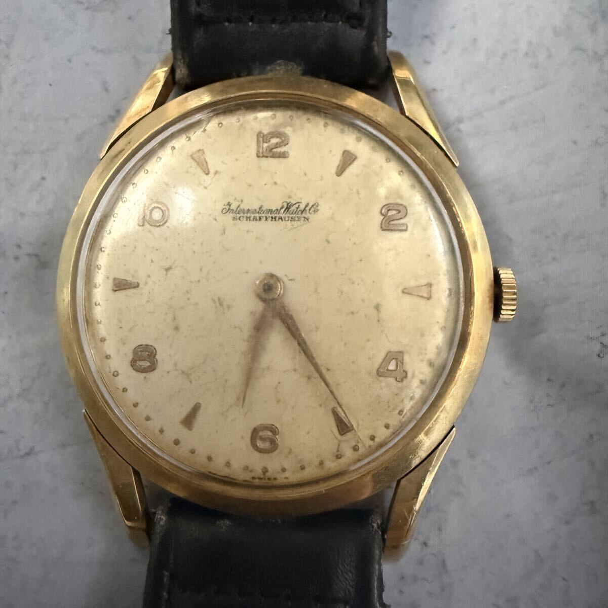 IWC シャフハウゼン 手巻き 金無垢 腕時計 1954-1955年代