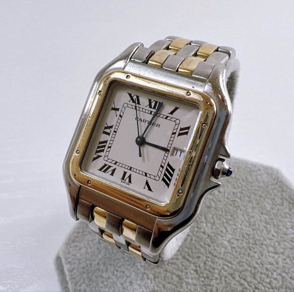 CARTIER カルティエ パンテール LM メンズ腕時計 187957 コンビ