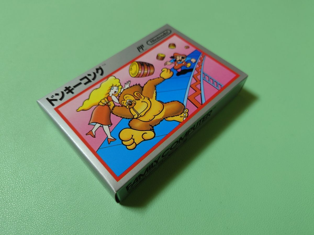 任天堂 ファミコン ドンキーコング 銀箱