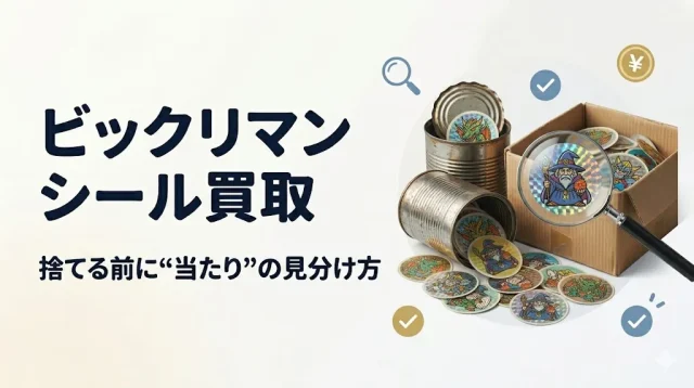 ビックリマンシール買取｜捨てる前に当たりの見分け方