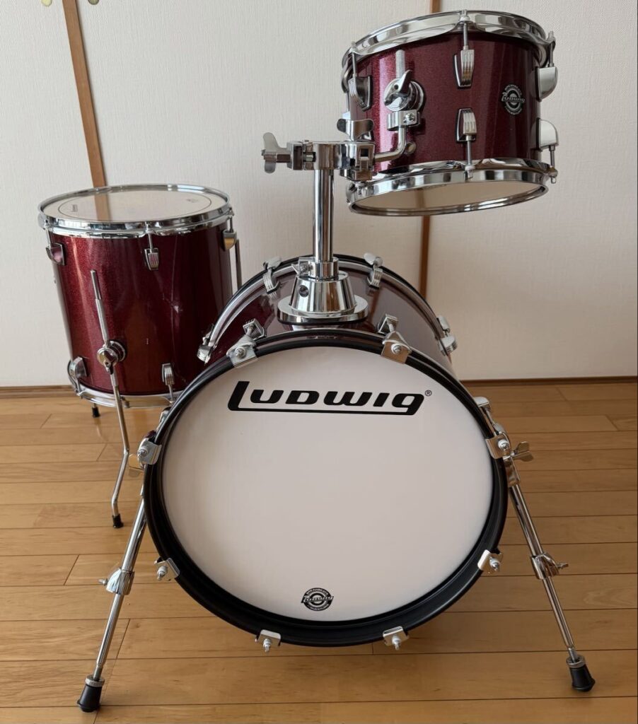 Ludwig Breakbeats Red Sparkle ドラムセット