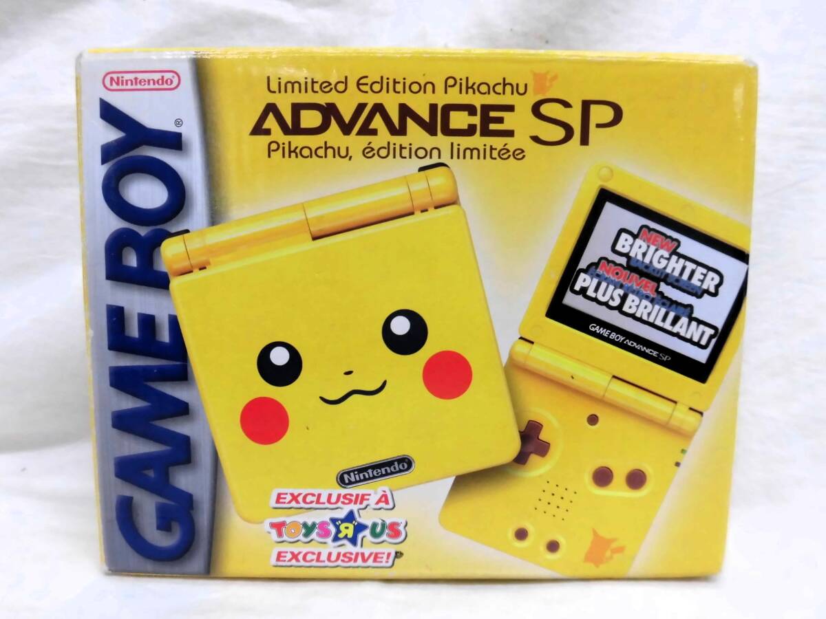北米版 ゲームボーイアドバンスSP ピカチュウ ポケモン