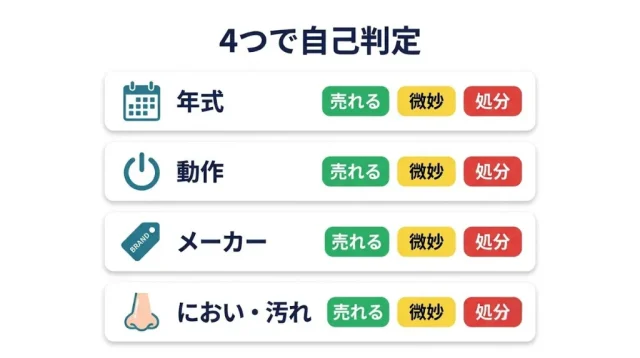あなたの空気清浄機は「売れる」?まず4つでセルフ判定