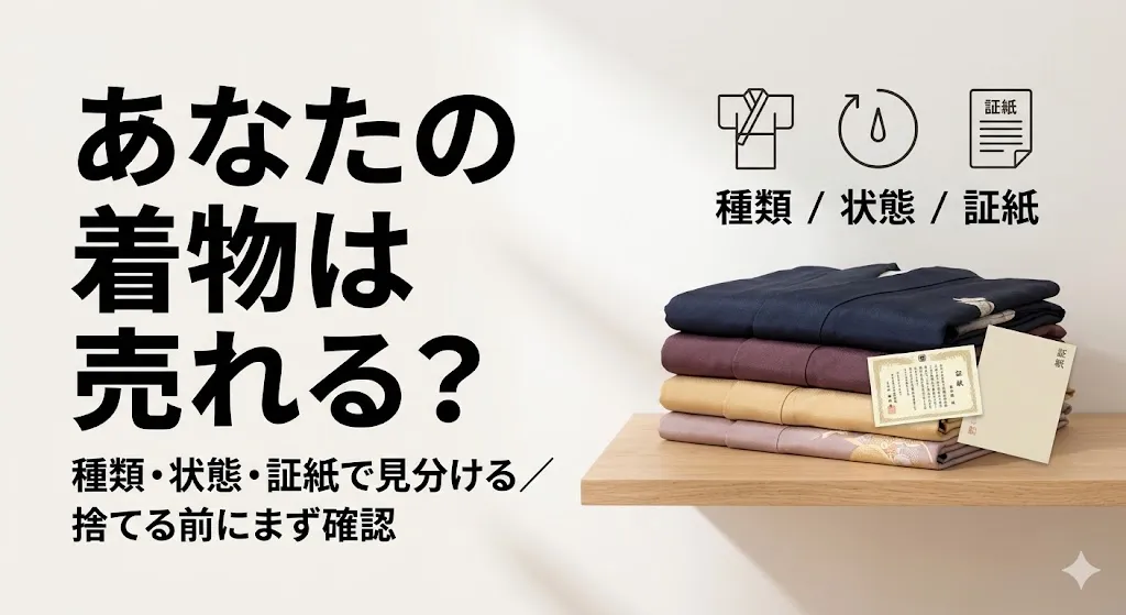 着物買取は売れる?売れない着物の見分け方と失敗回避