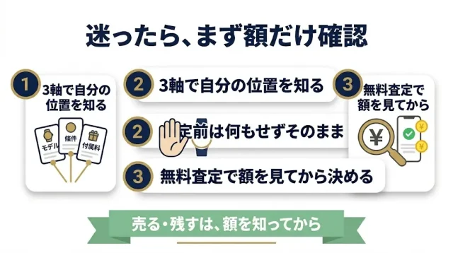 迷ったら、まず額だけ確認