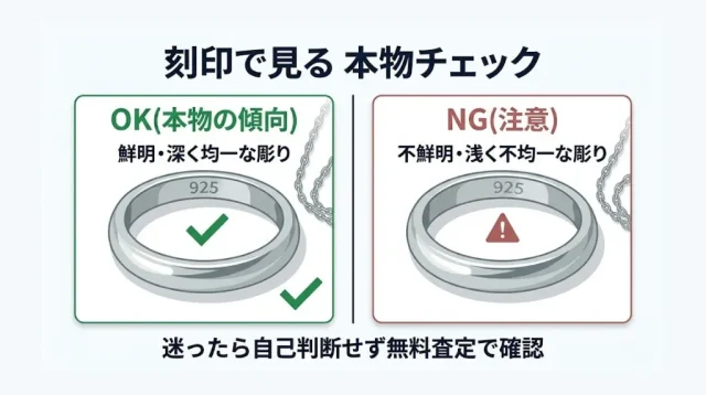 偽物かも…と不安なときの確認ポイント