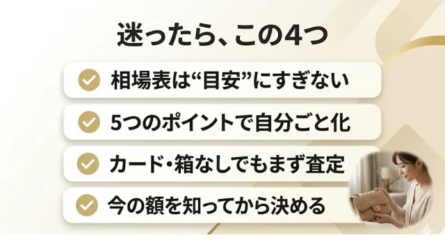 迷ったら、この4つ