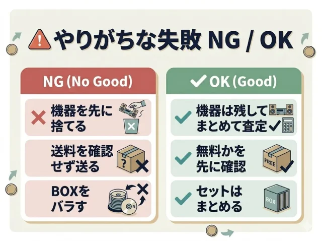 よくある失敗と防ぐ方法