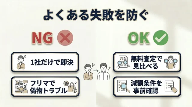 シャネル買取でよくある失敗と防ぐ方法