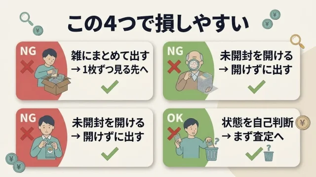 遊戯王買取で“損する人”がやりがちな失敗と防ぎ方
