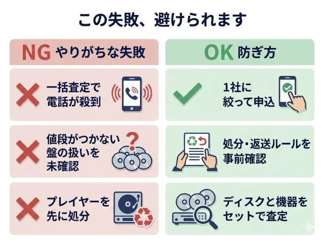 よくある失敗と防ぎ方